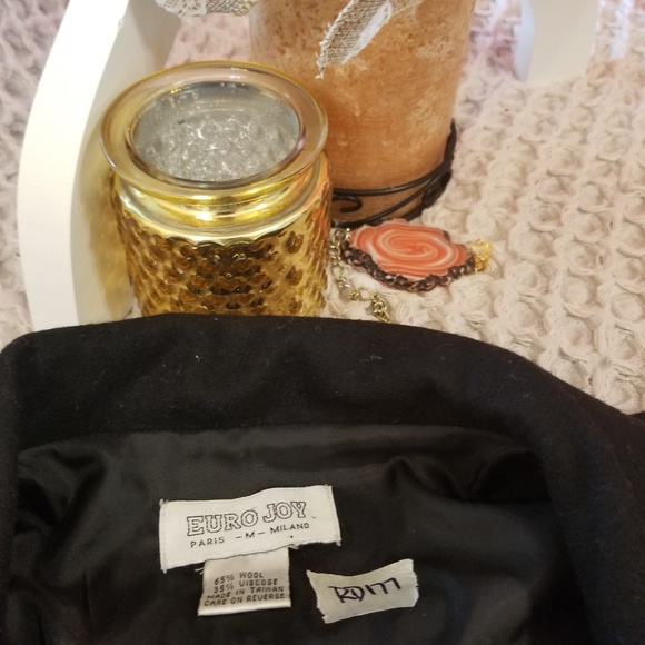 🌻🌺🌻EURO JOY PARIS MILANO WOOL BLEND COAT!! - Picture 5 of 6